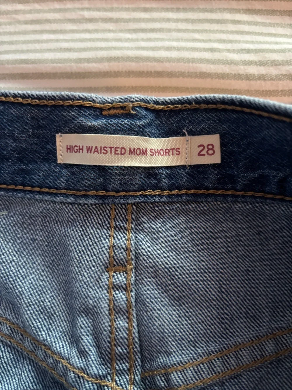 Levi’s 28 Classic High-Waist Blue Denim Women’s Jeans Shorts